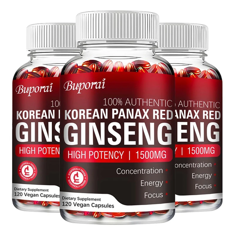 Ginger Tea - Korean Red Panax Ginseng Capsules -