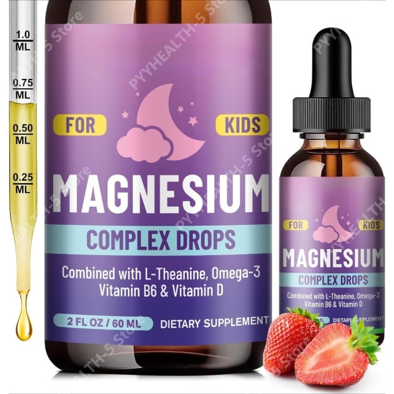 Kids Liquid Drops, Magnesium G - Ginger Tea recension och pris