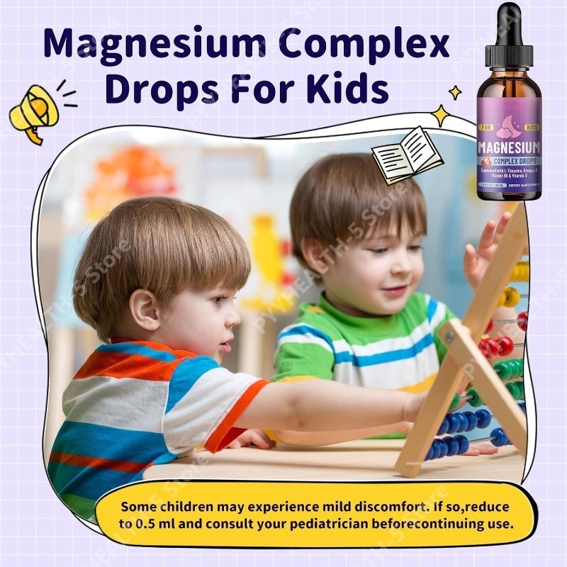 Kids Liquid Drops, Magnesium G - Ginger Tea recension och pris