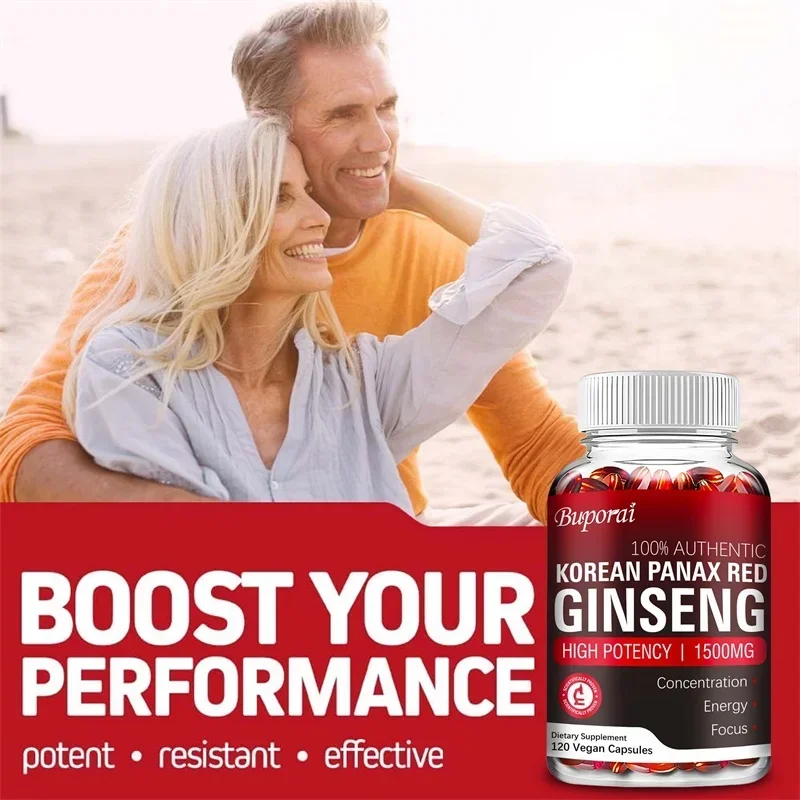 Korean Red Panax Ginseng Capsu - Ginger Tea recension och pris