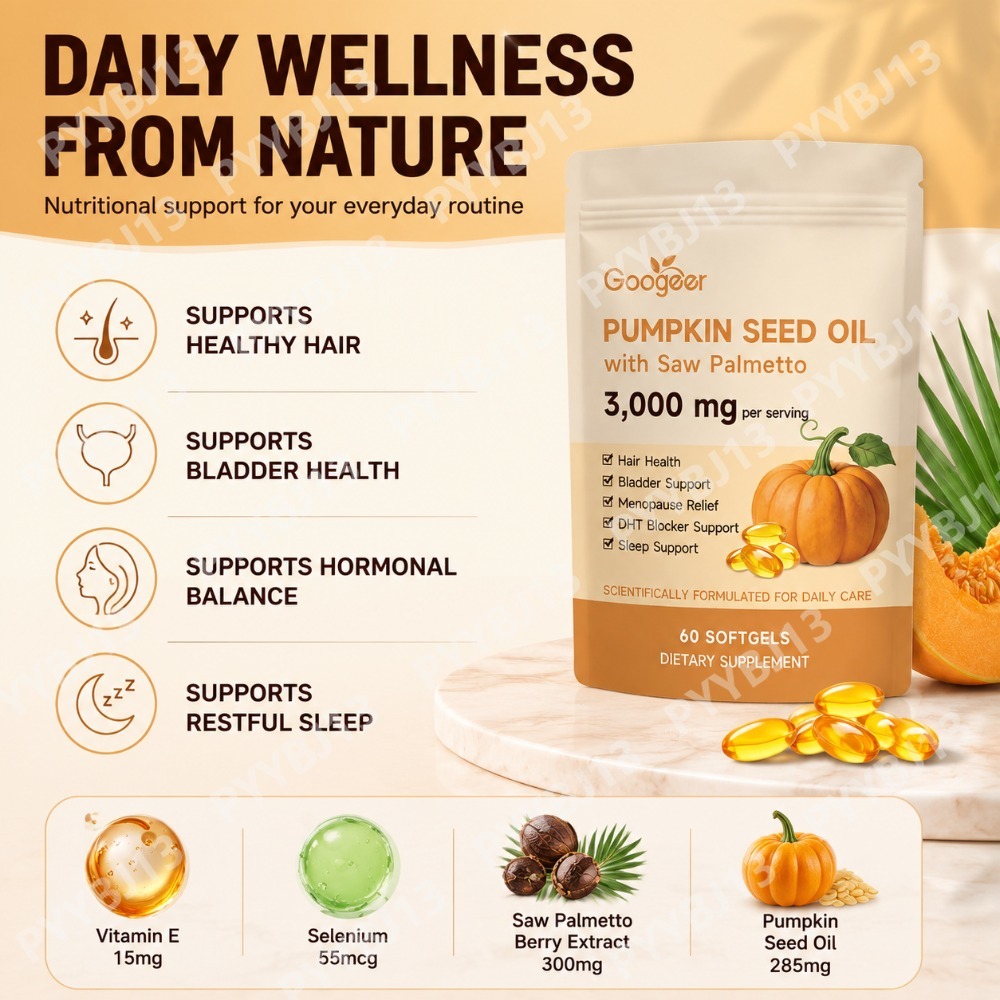 Googeer Pumpkin Seed Oil Softg - Herbal Supplement recension och pris
